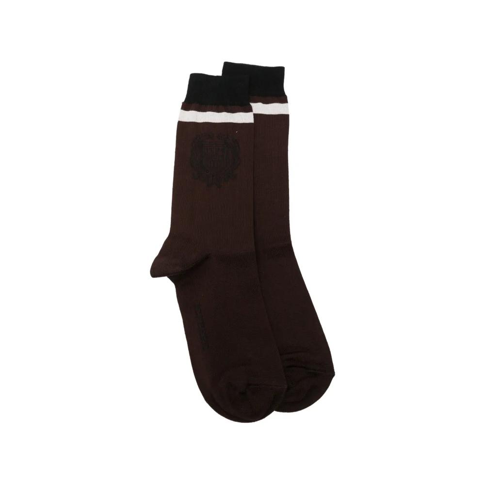 logo-embroidered socks 1