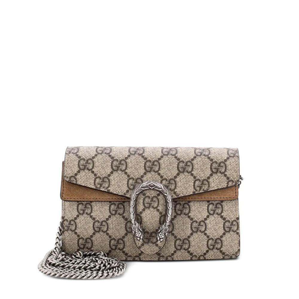 Сумка через плечо Dionysus Bag Super Mini из канваса с узором GG 1