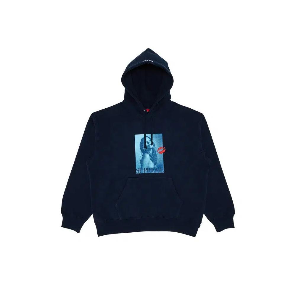 Худи Supreme Kate Moss Hooded Sweatshirt 'Navy' 1