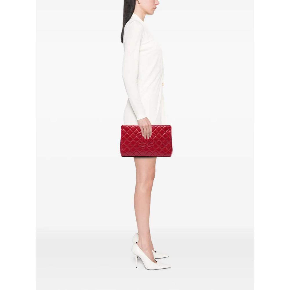 Стеганый клатч CC Quilted Caviar Frame (2012 год) 2