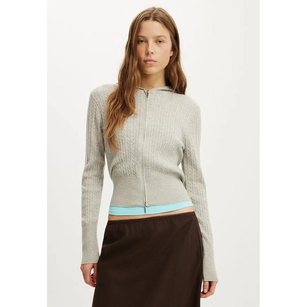 Everfine Вязаный свитер с капюшоном 1