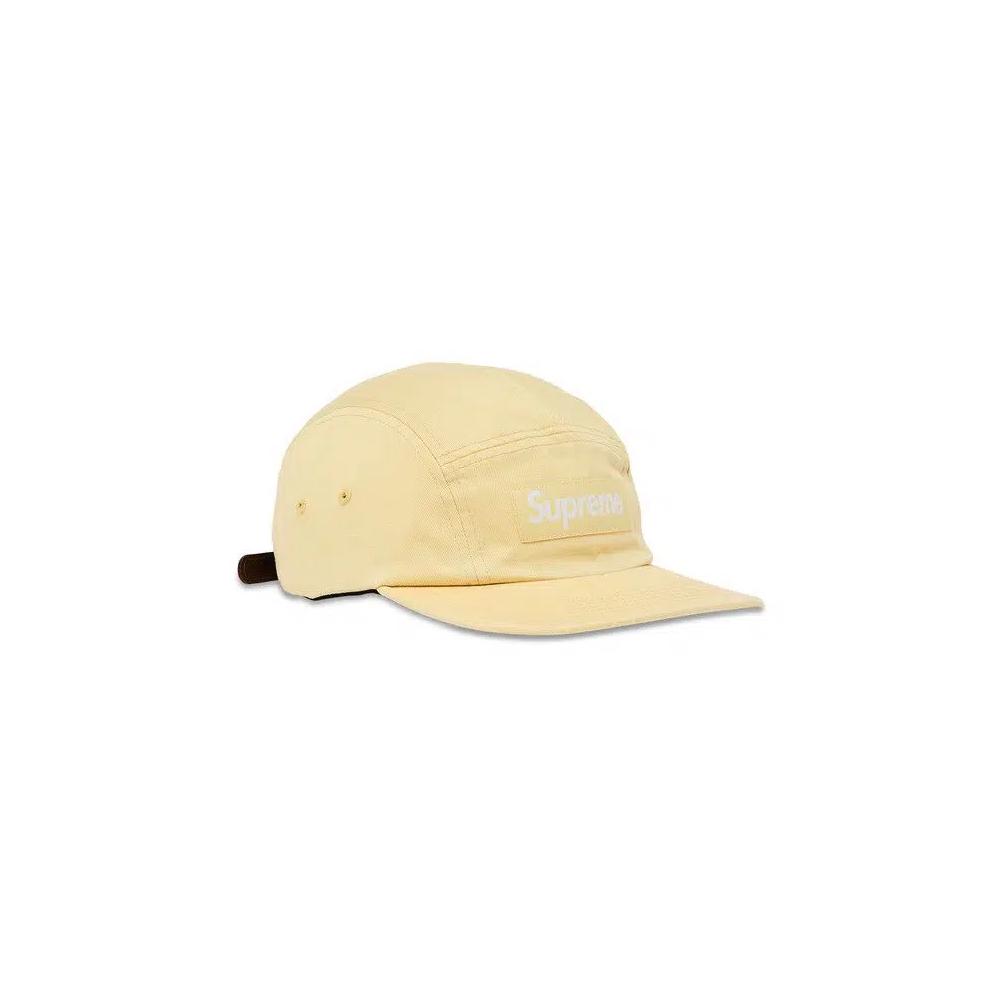 Кепки Supreme Washed Chino Twill Camp Cap 'Light Yellow' 2