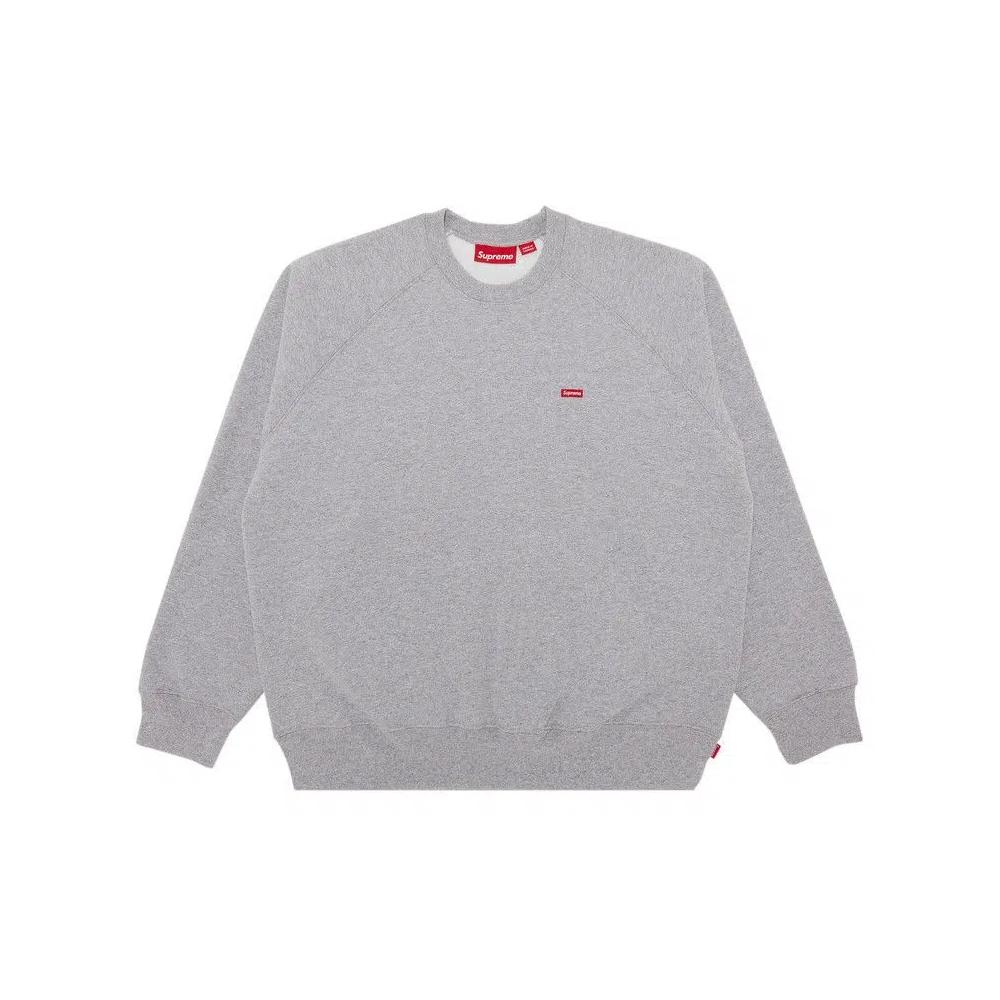 Свитера Supreme Small Box Raglan Crewneck 'Серый меланж' 1