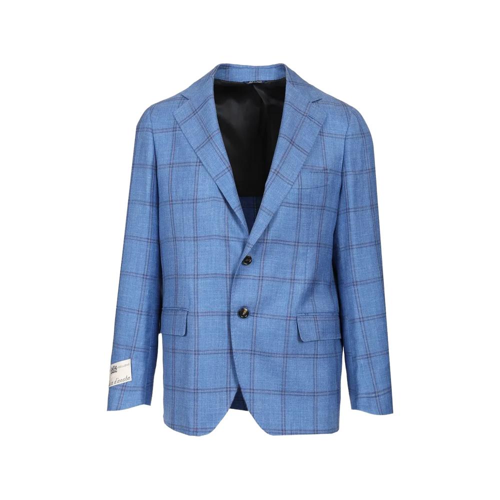 Пиджак Loro Piana в клетку Window Pane 1