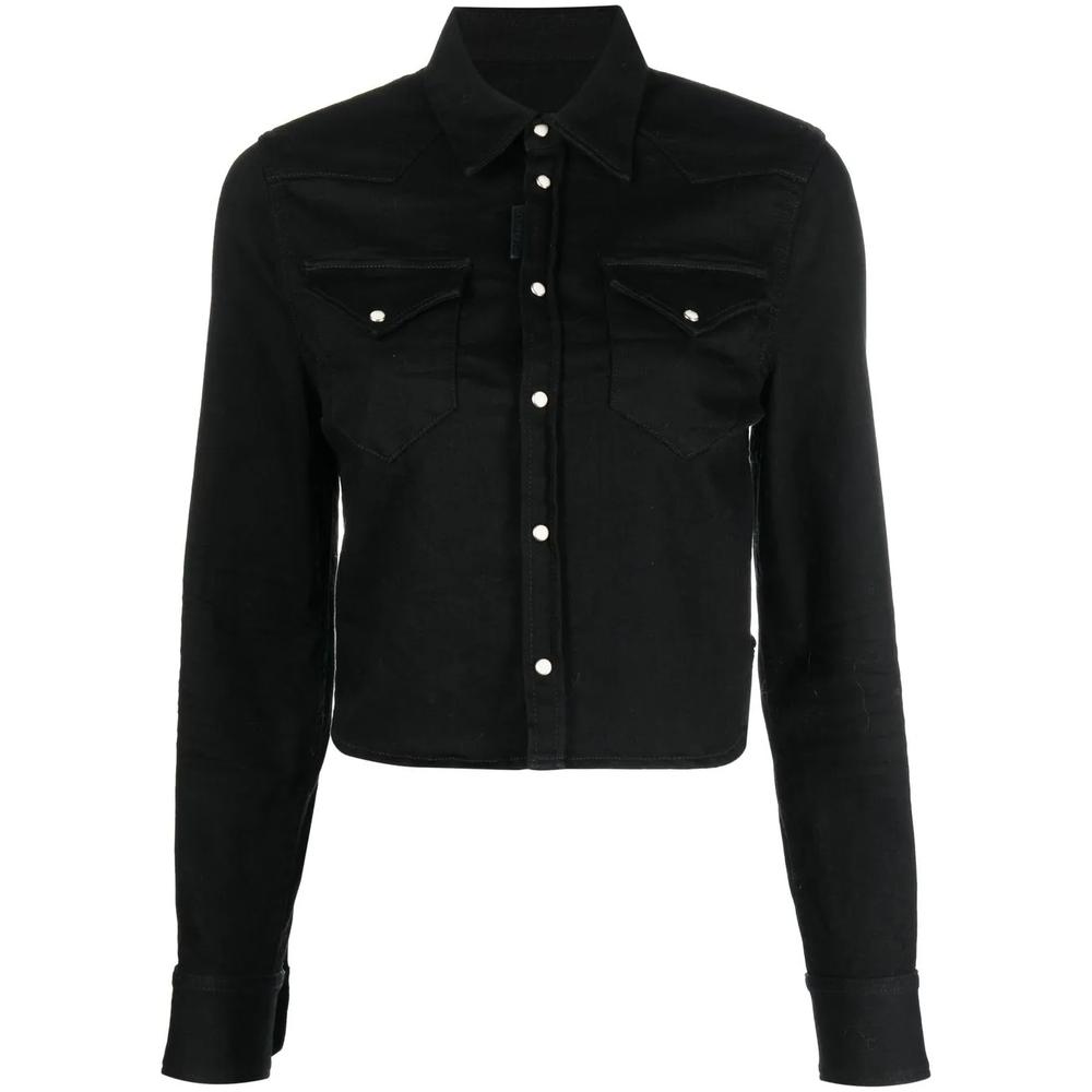 cropped denim shirt 1