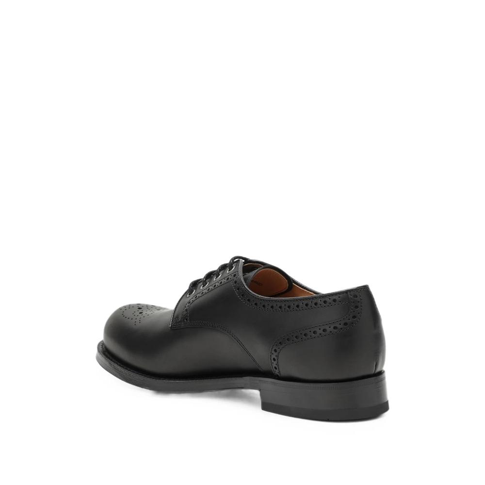 brogue-detail calf leather Derby shoes 3