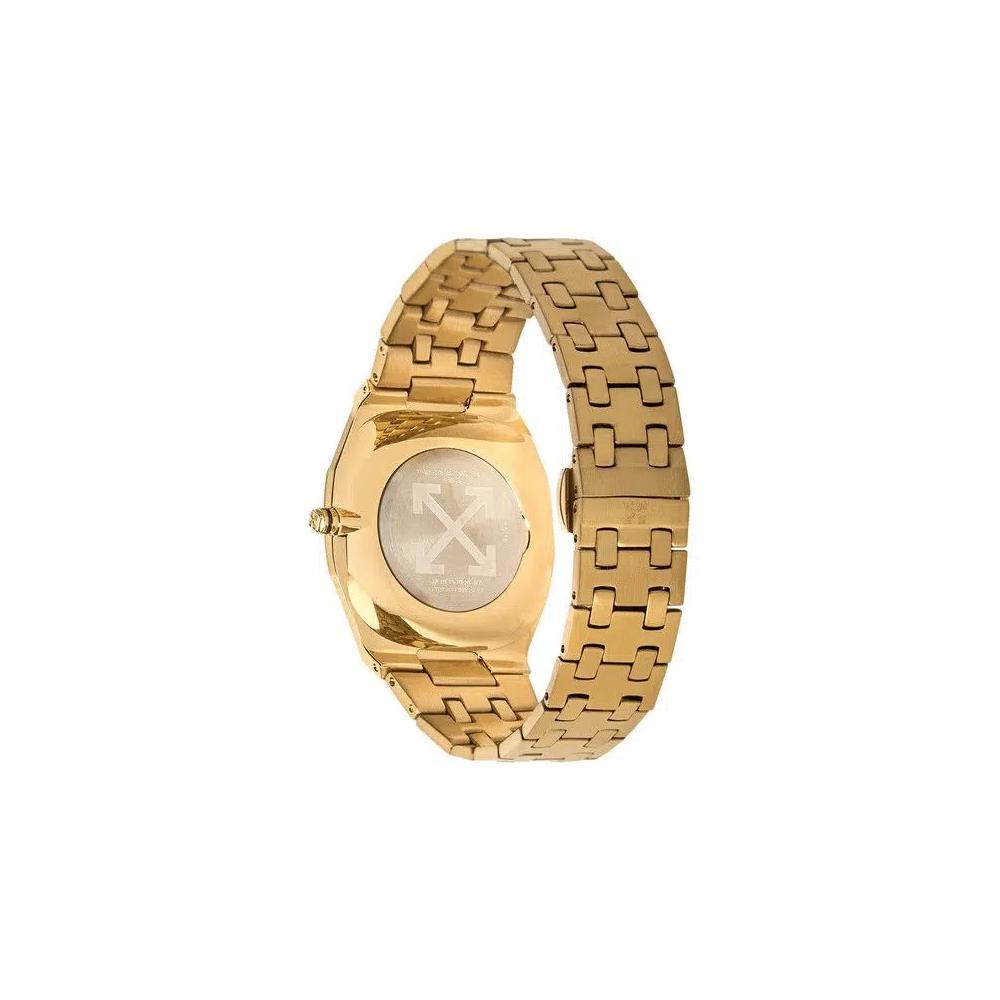 Часы Off-White On Time Bracelet Watch 'Gold' 2