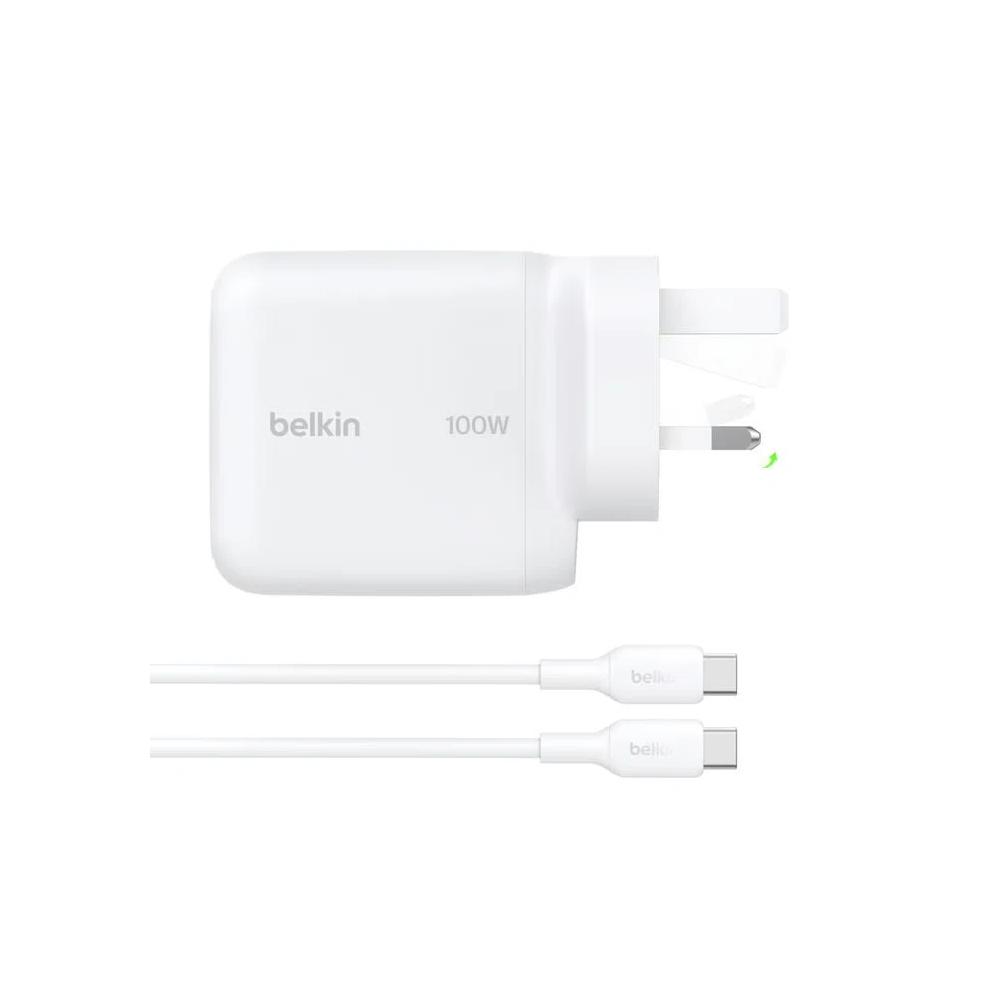 BELKIN BoostCharge USB-C GaN зарядное устройство 100Вт + кабель USB-C 3