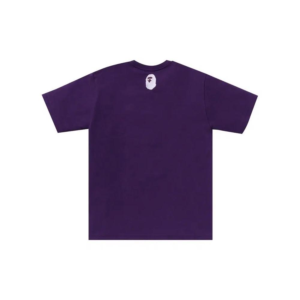 Футболки BAPE A Bathing Ape Logo Tee 'Фиолетовый' 2