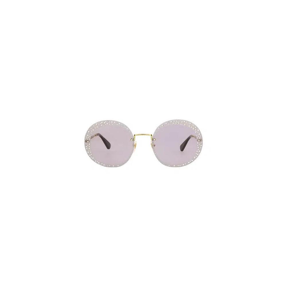 Солнцезащитные очки Gucci Round Frame 'Gold/Violet' 1