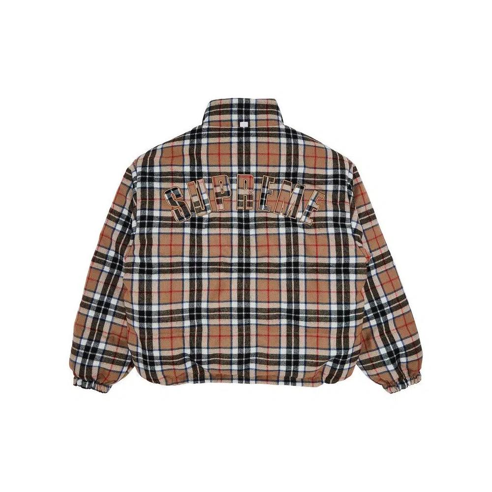 Пуховики Supreme Reversible Puffer Jacket «Navy» 5