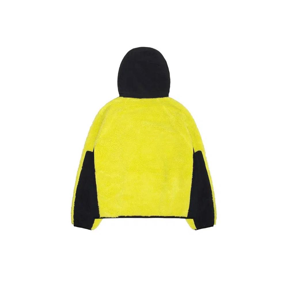 Куртки Stussy Sherpa Paneled Hooded Jacket 'Lime' 2