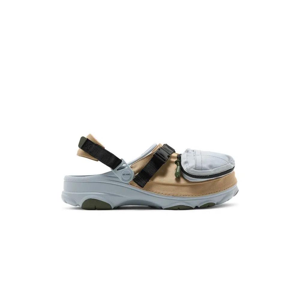 Сабо BEAMS x Crocs Classic All Terrain Outdoor Clog 'Хаки Серый' 1