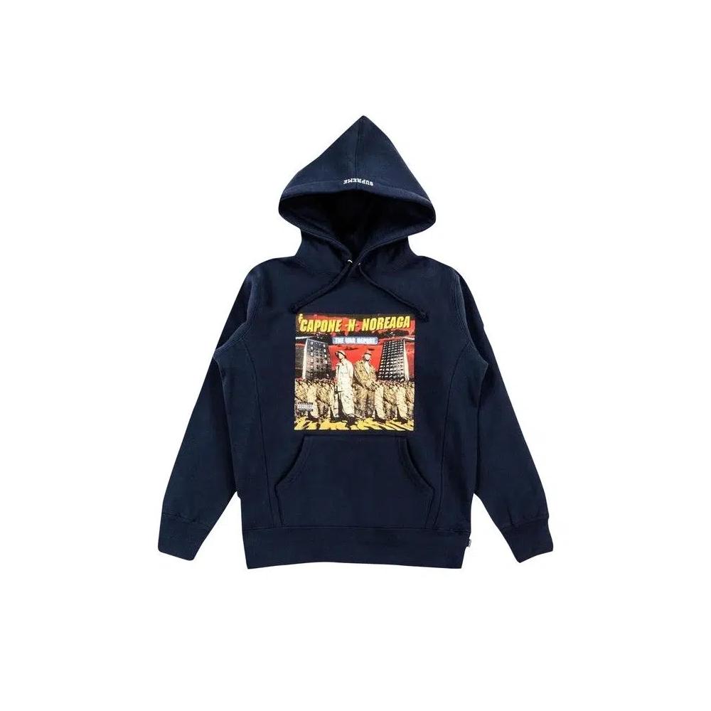 Худи Supreme The War Report Hooded Sweatshirt 'Navy' 1