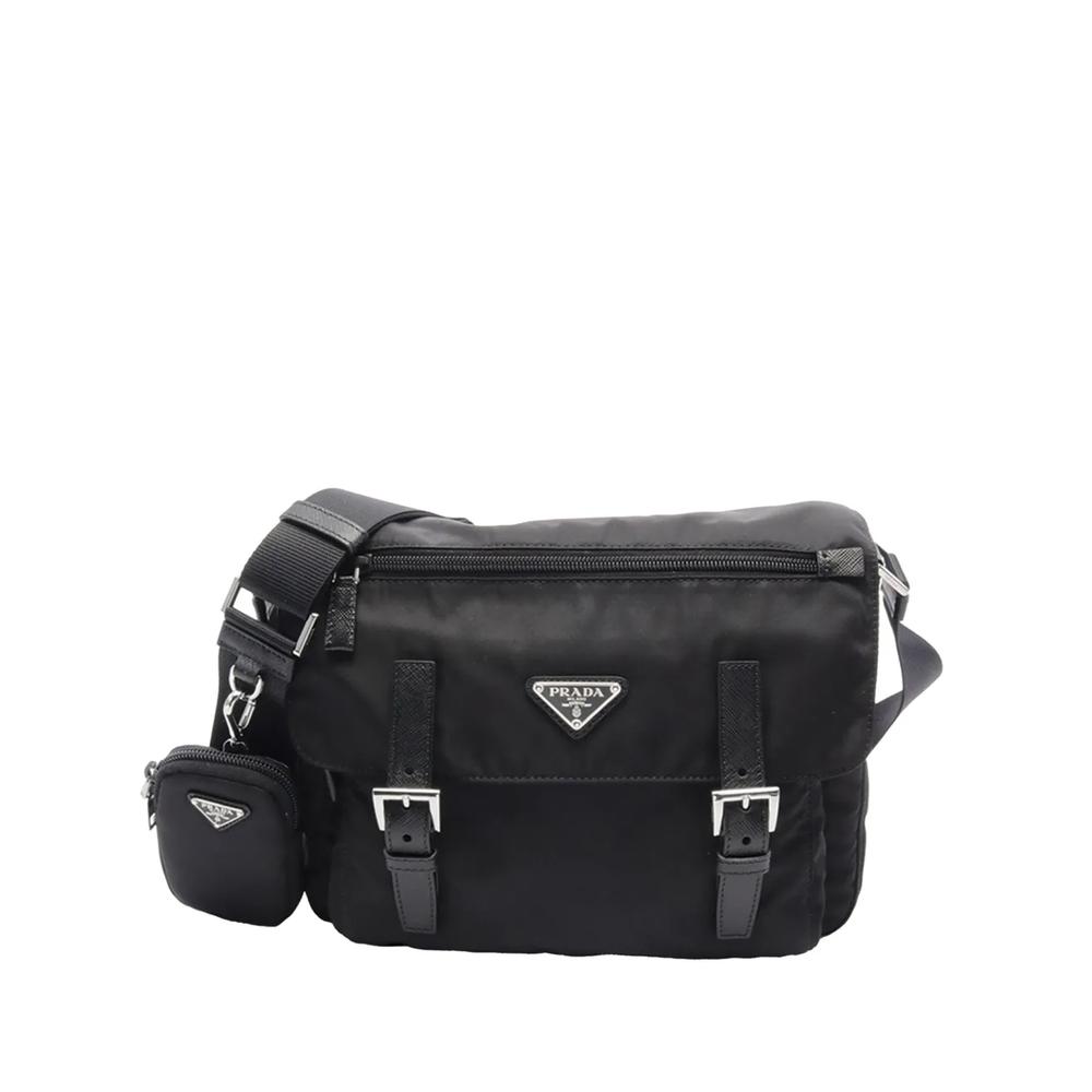 Сумка через плечо Tessuto Zip Double Buckle из сафьяновой кожи (2013-2026 годы) 1