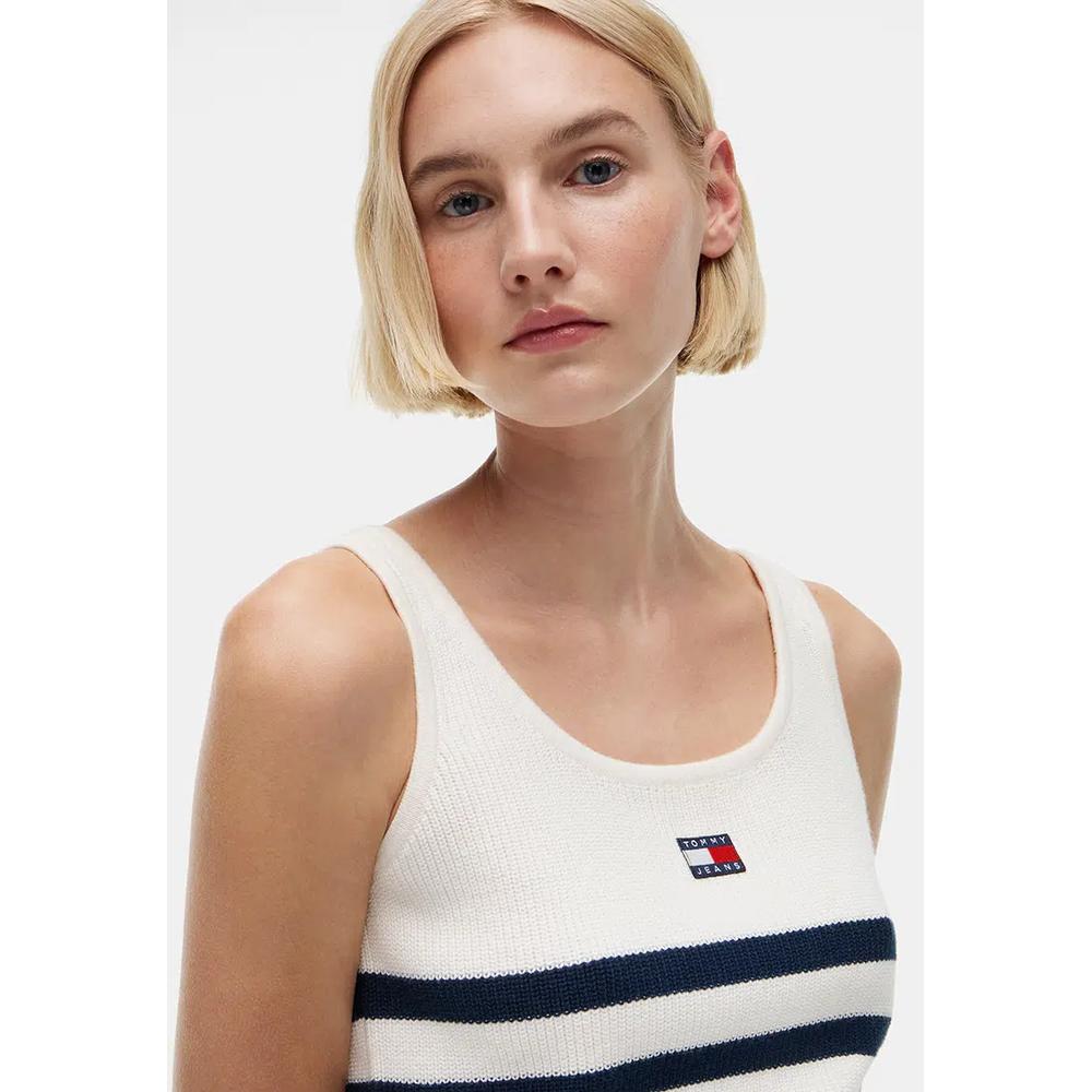 Топ с полосками и значком - Tommy Jeans 3