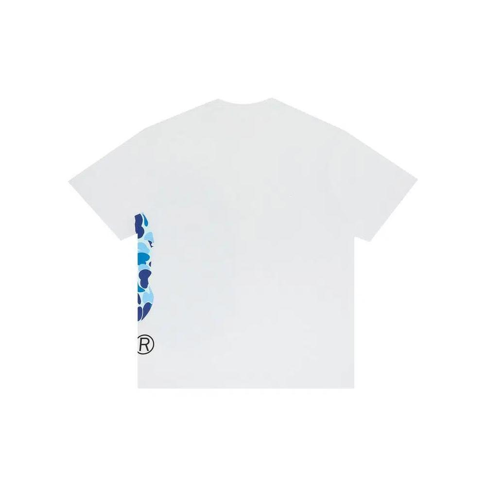 Футболки BAPE ABC Side Big Ape Head Tee 'White/Blue' 2