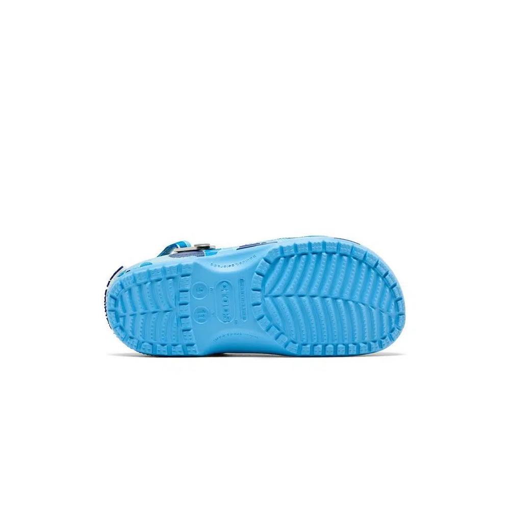 Клоги BAPE x Crocs Classic Clog 'ABC Камуфляж - Синий' 4