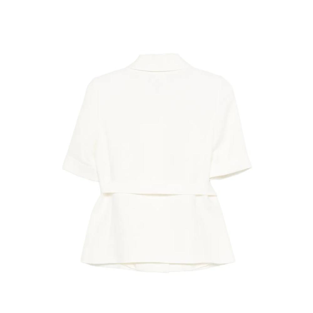 Куртка с короткими рукавами и поясом 2