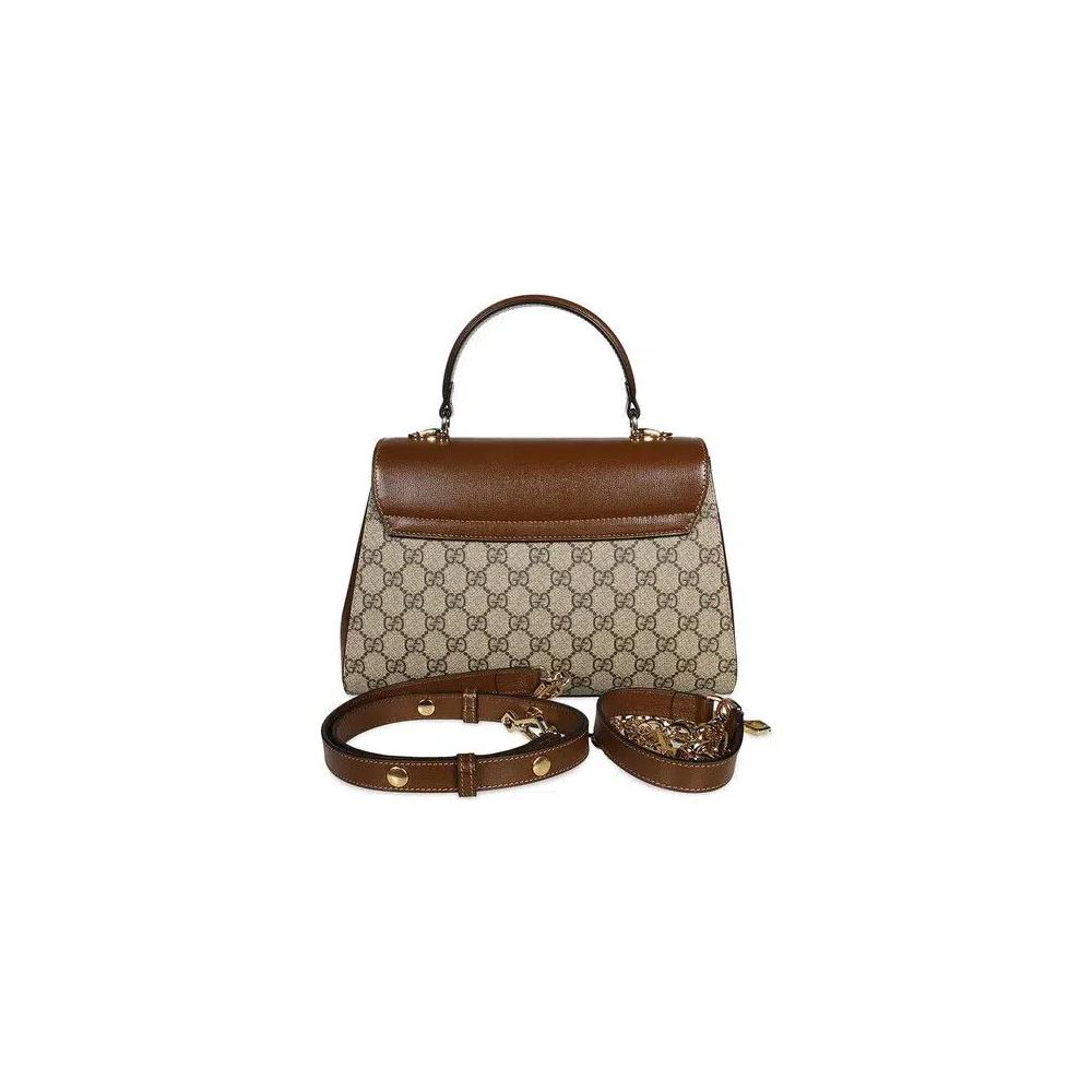 Сумки через плечо Gucci Horsebit 1955 Medium Bag 'Бежевый/Эбони Supreme' 2