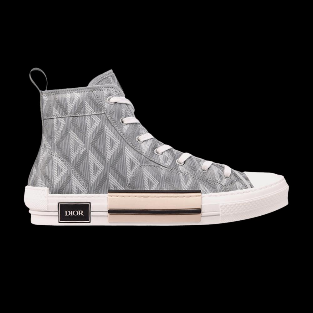 Кроссовки Dior B23 High 'CD Diamond - Grey White' 1