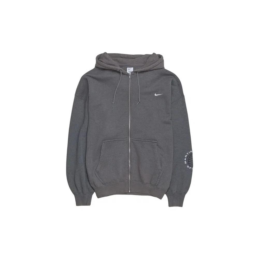 Толстовки Nike x Martine Rose Full-Zip Hoodie 'Charcoal Grey/White' 1