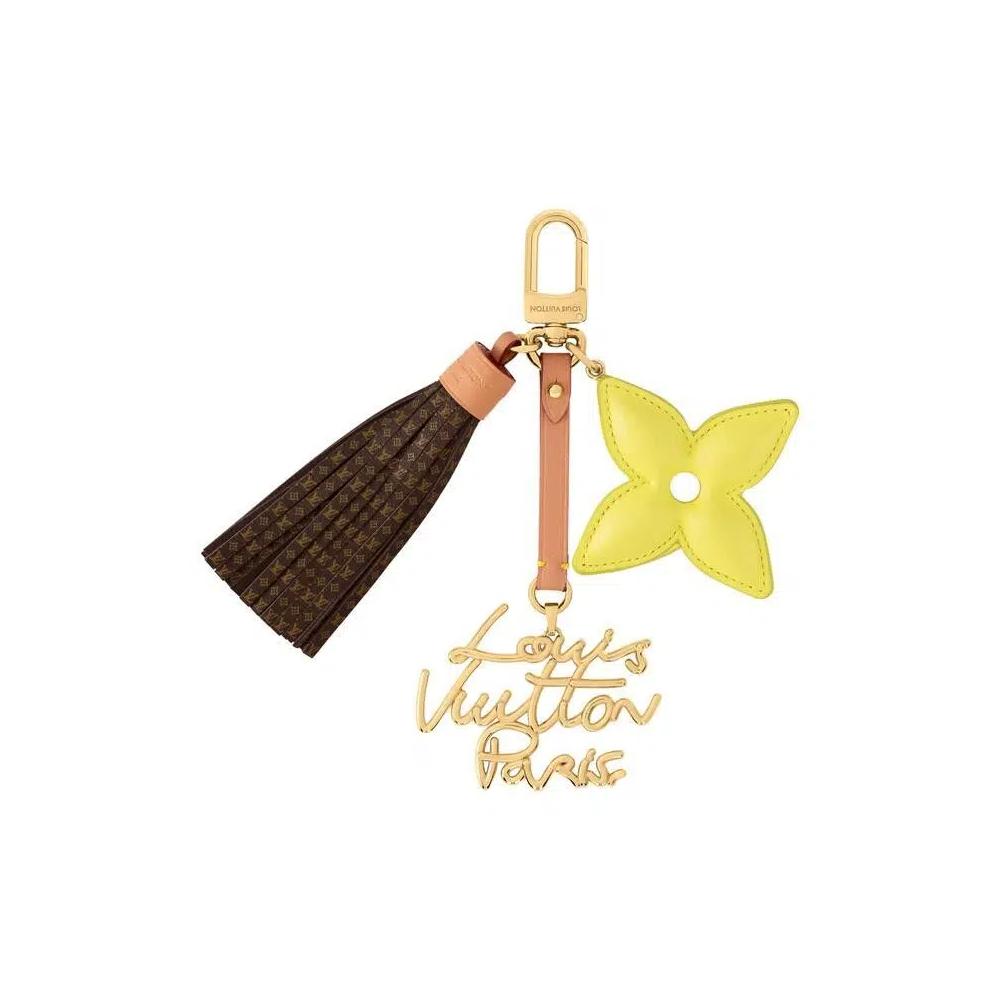 Брелоки и шнурки Louis Vuitton Подвеска для сумки с буквами LV 'Yellow' 1