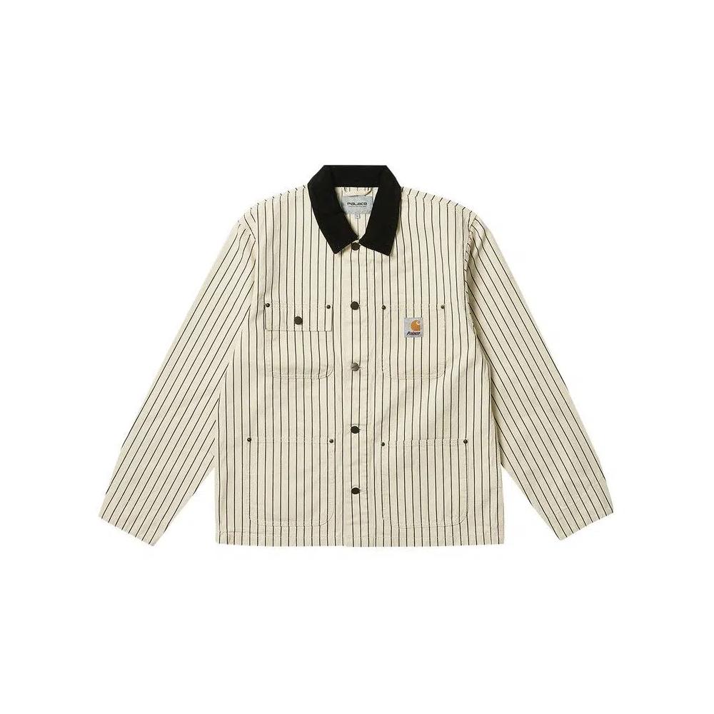 Пальто Carhartt WIP x Palace Michigan Coat 'Hickory Wax/Black' 1