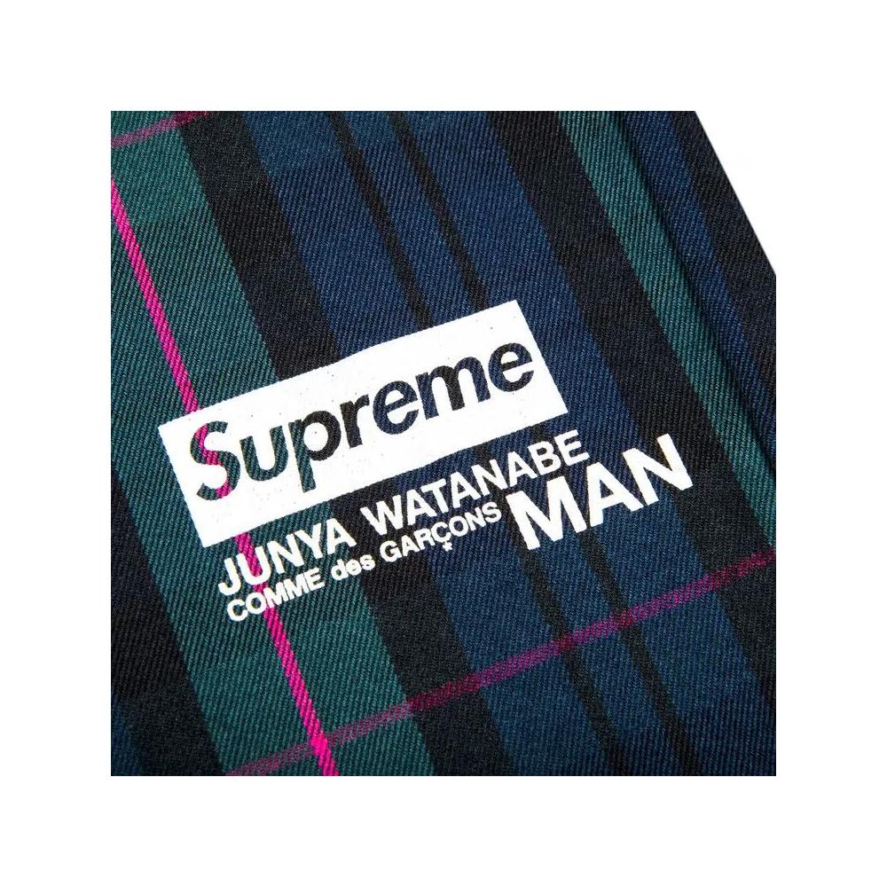 Брюки Supreme x Junya Watanabe x Comme des Garçons MAN Printed Work Pant 'Navy Plaid' 3