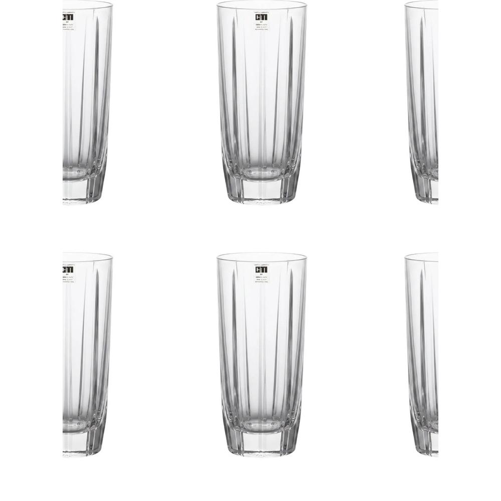 cut crystal glasses set (set of six) 2