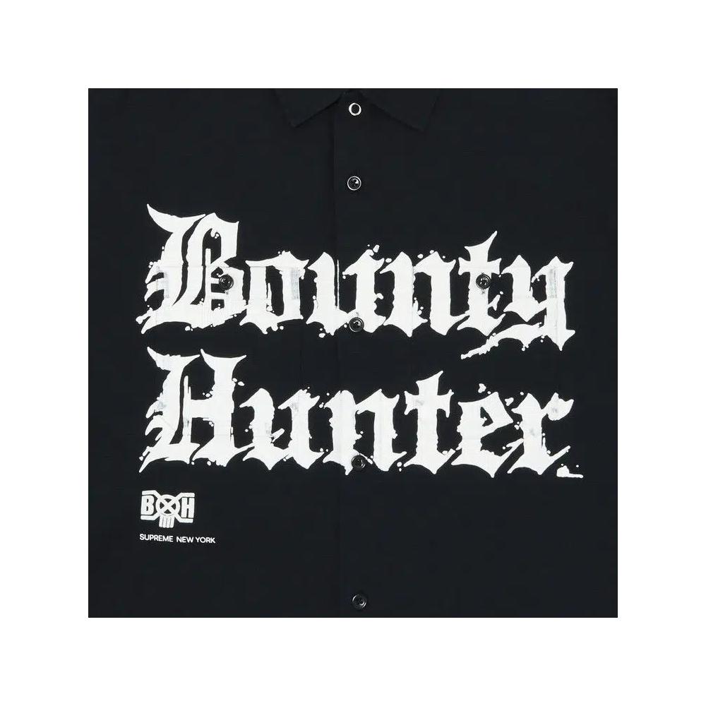 Рубашка на пуговицах Supreme x Bounty Hunter Ripstop Shirt 'Black' 3