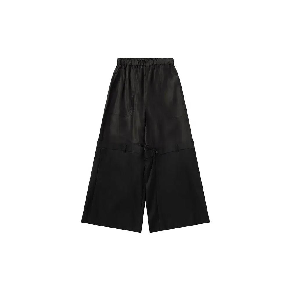 Comme des Garçons Noir Брюки на завязках с широкими штанинами 'Чёрные' 1