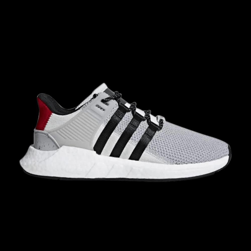 Кроссовки Adidas EQT Support 93/17 'Grey Black Scarlet' 1