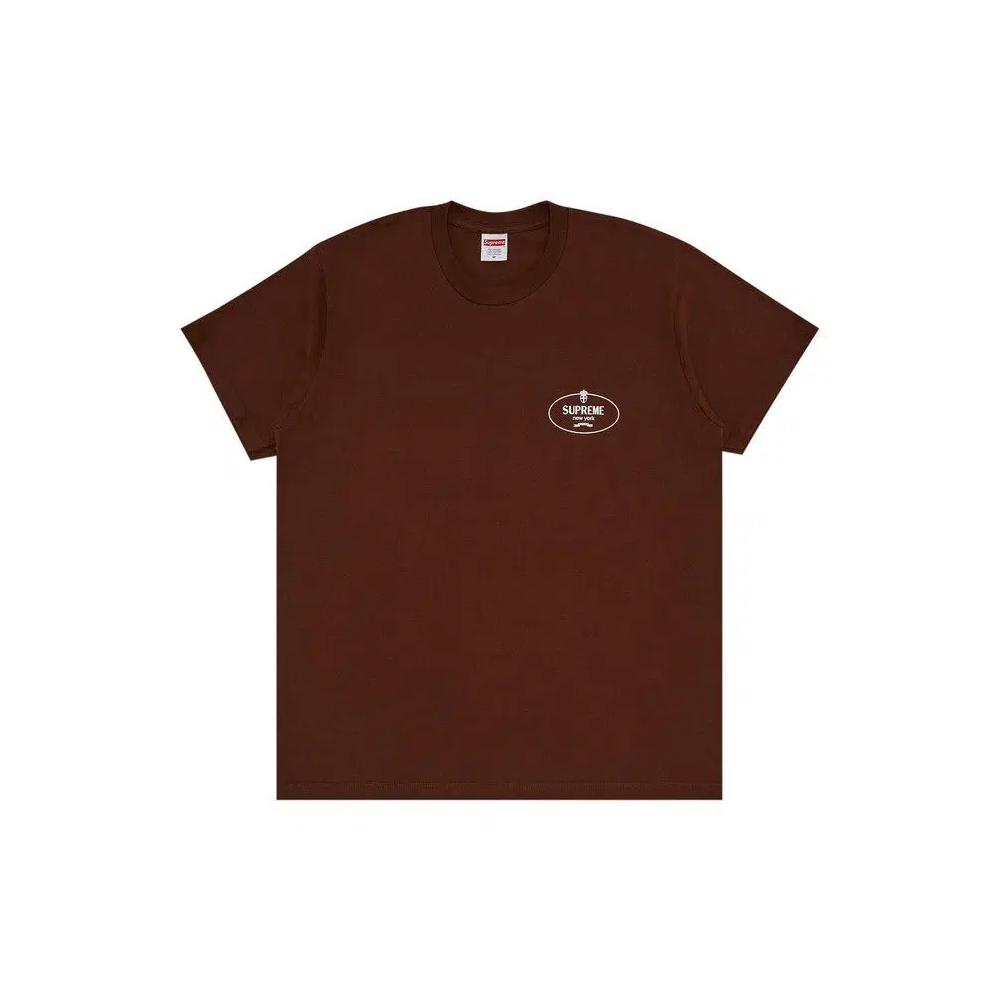 Футболки с коротким рукавом Supreme Crest Tee 'Brown' 1