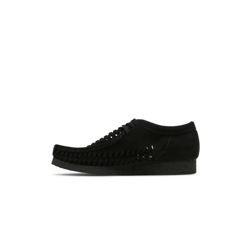 Кроссовки Supreme x Clarks Woven Wallabee 'Black' 3