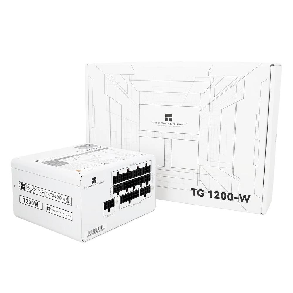 ThermalRight TG-1200-W White 1200W 80Plus Gold золотой полностью модульный блок питания - белый 1