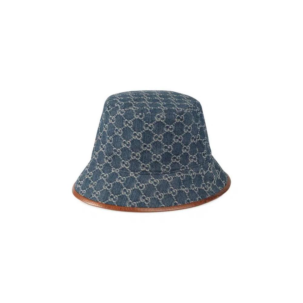 Панамы Gucci GG Canvas Панама 'Сапфир/Темно-коричневый' 1