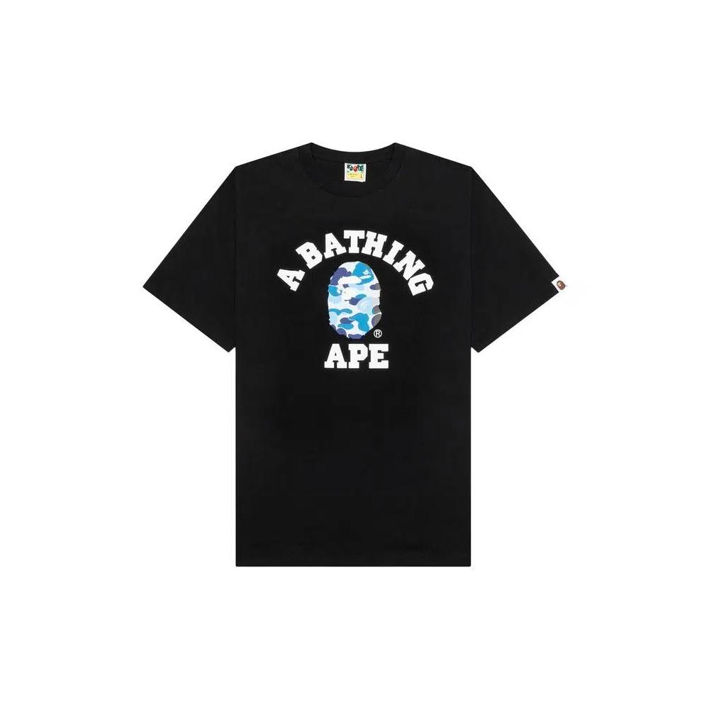 Футболки BAPE ABC Camo College 'Черный/Синий' 1