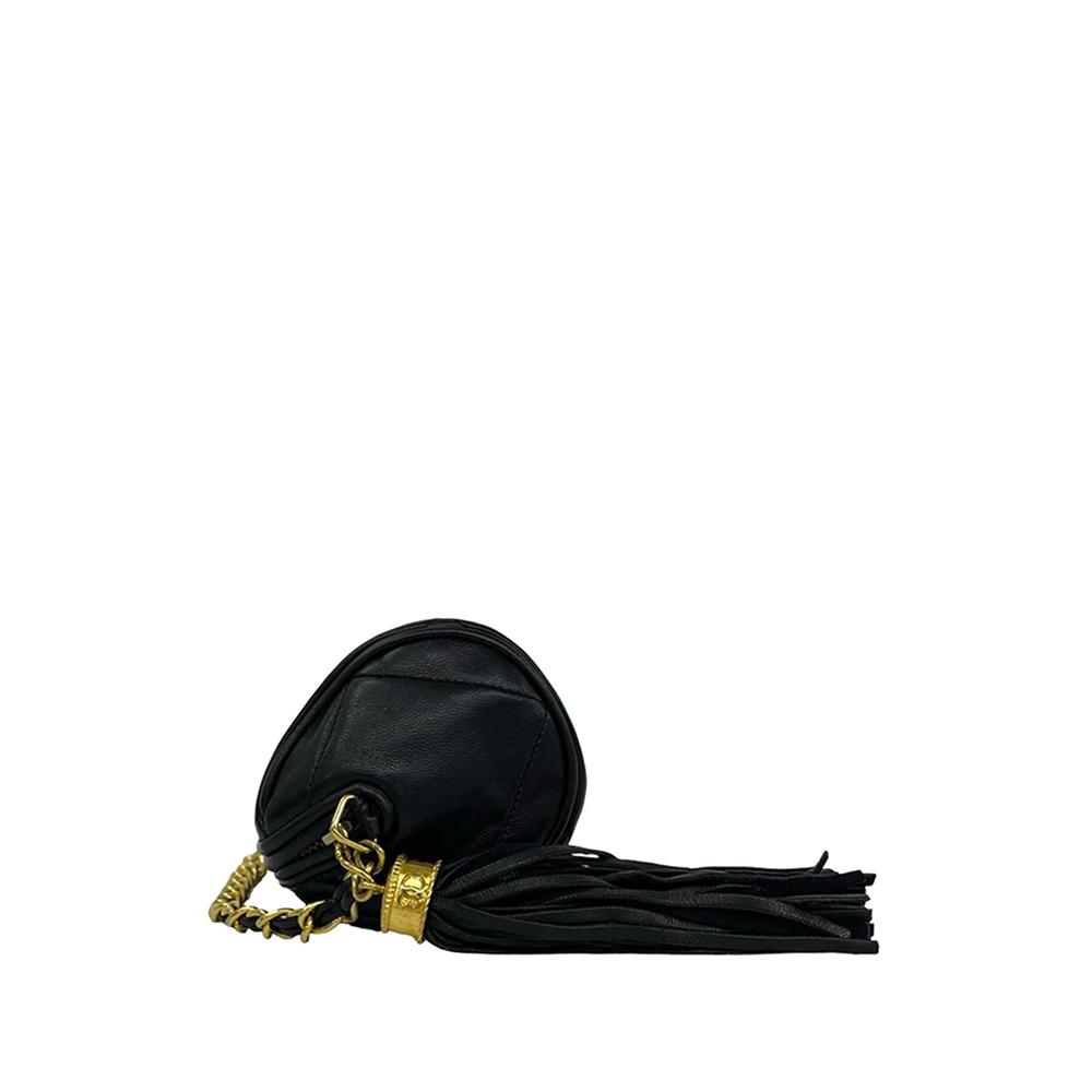 1986-1988 Quilted Lambskin Tassel Barrel crossbody bag 6