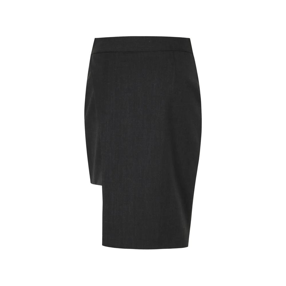 asymmetric wrap-style mini skirt 2