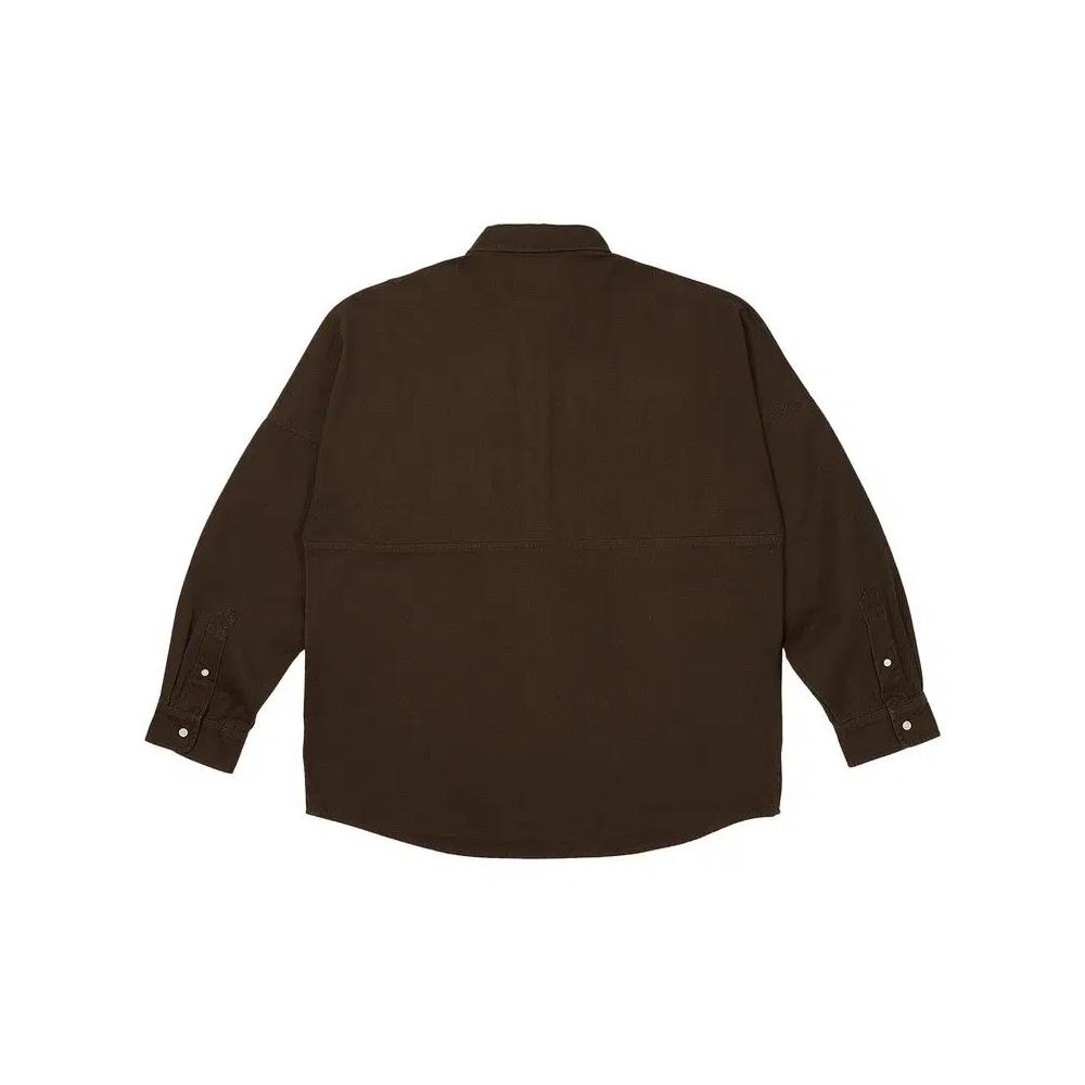 Рубашки на пуговицах Palace Old English Shirt 'Красивый коричневый' 2