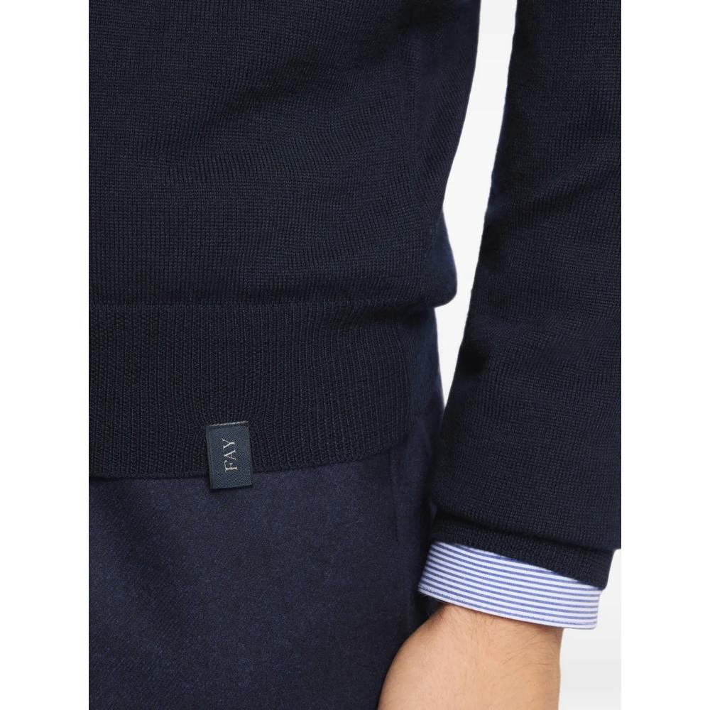 long-sleeve polo-collar sweater 5