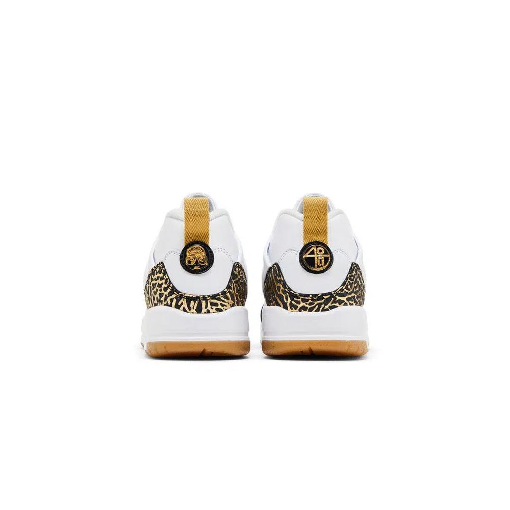 Кроссовки Air Jordan Spizike Low GS 'White Black Metallic Gold' 6