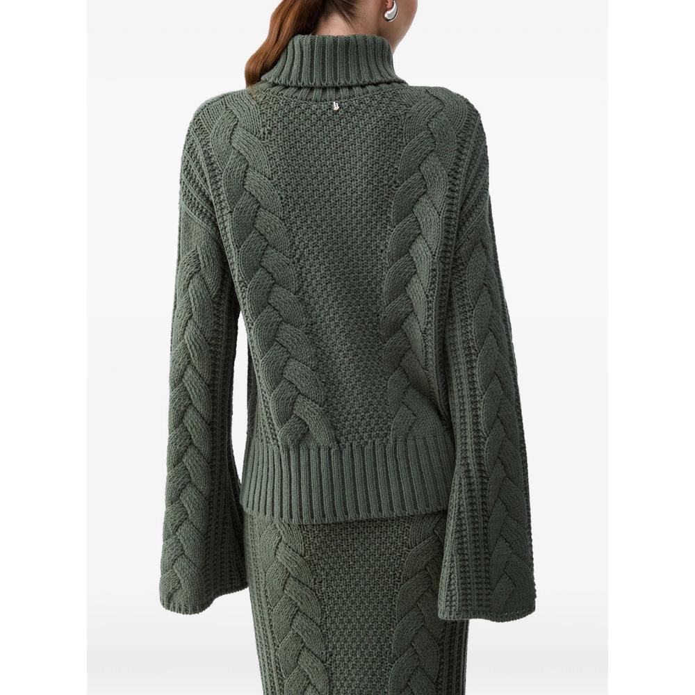 rhinestone-embellished cable-knit sweater 4