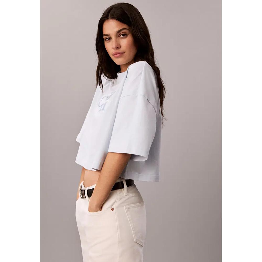 Джинсовая футболка Monologo Boxy - Calvin Klein Jeans 5