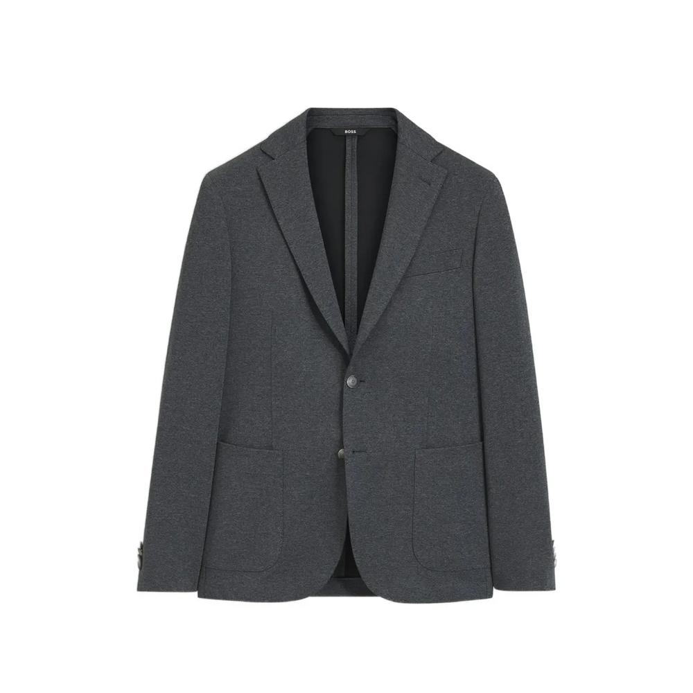 slim-fit jacket in stretch fabric with a pattern 2