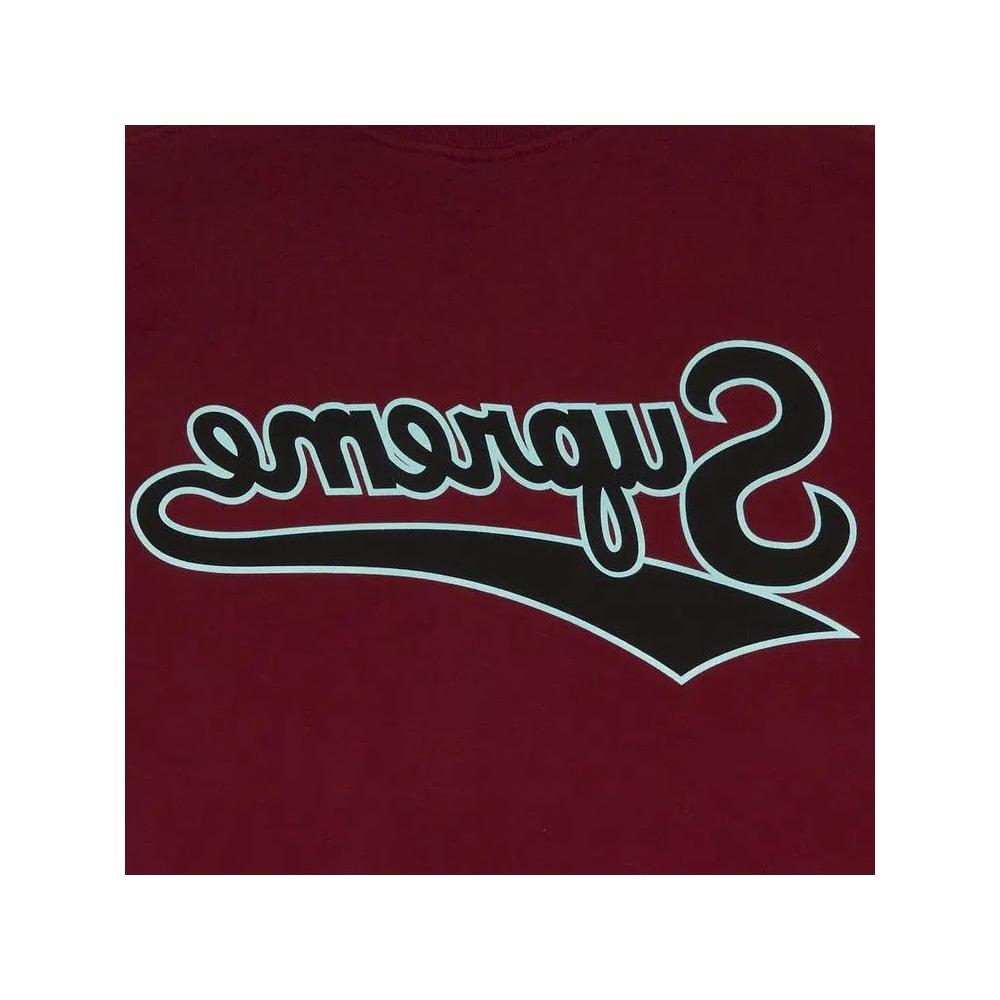 Футболки Supreme Backwards Tee 'Cardinal' 3