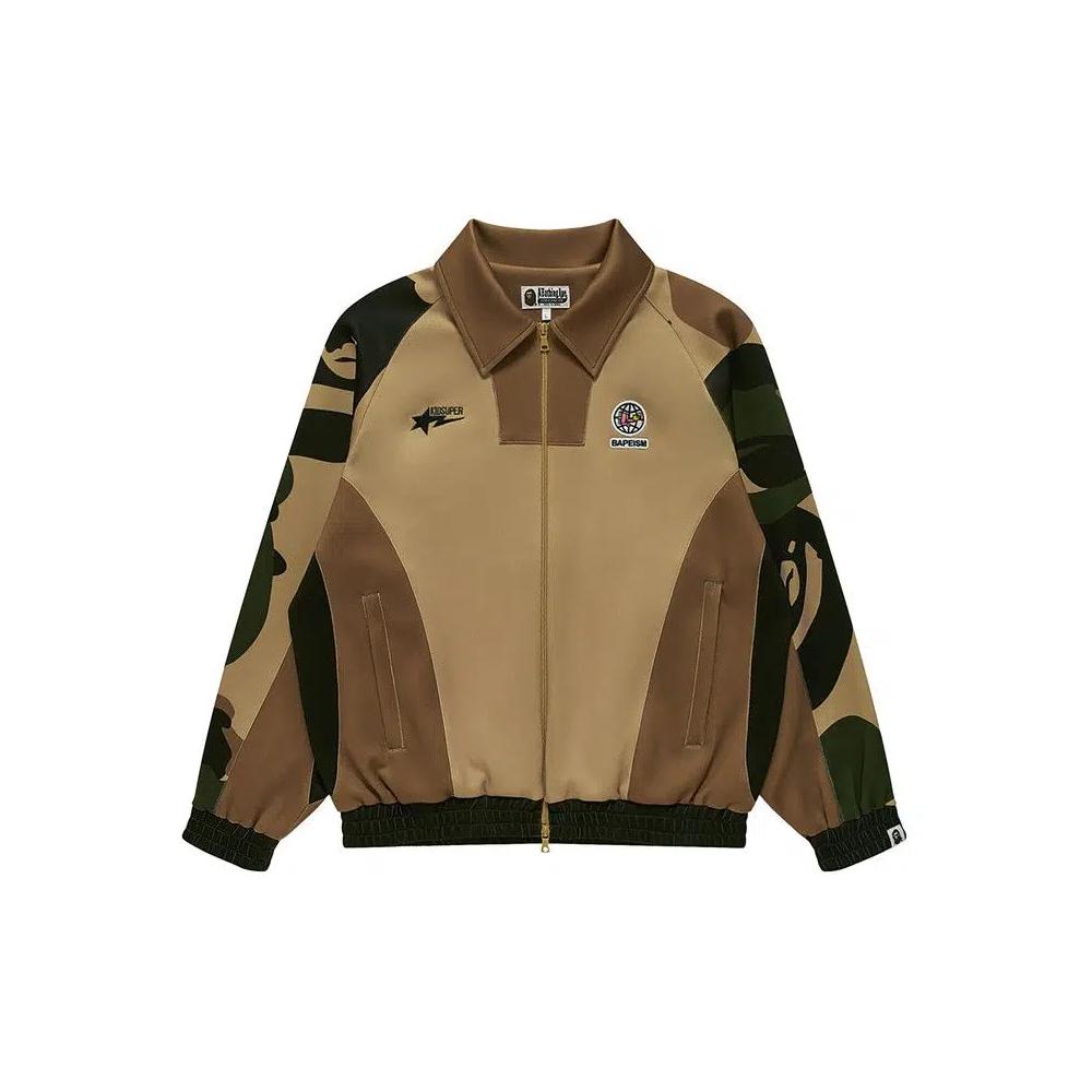 Трековые куртки BAPE x KidSuper Patchwork Track Jacket 'Зеленый' 1