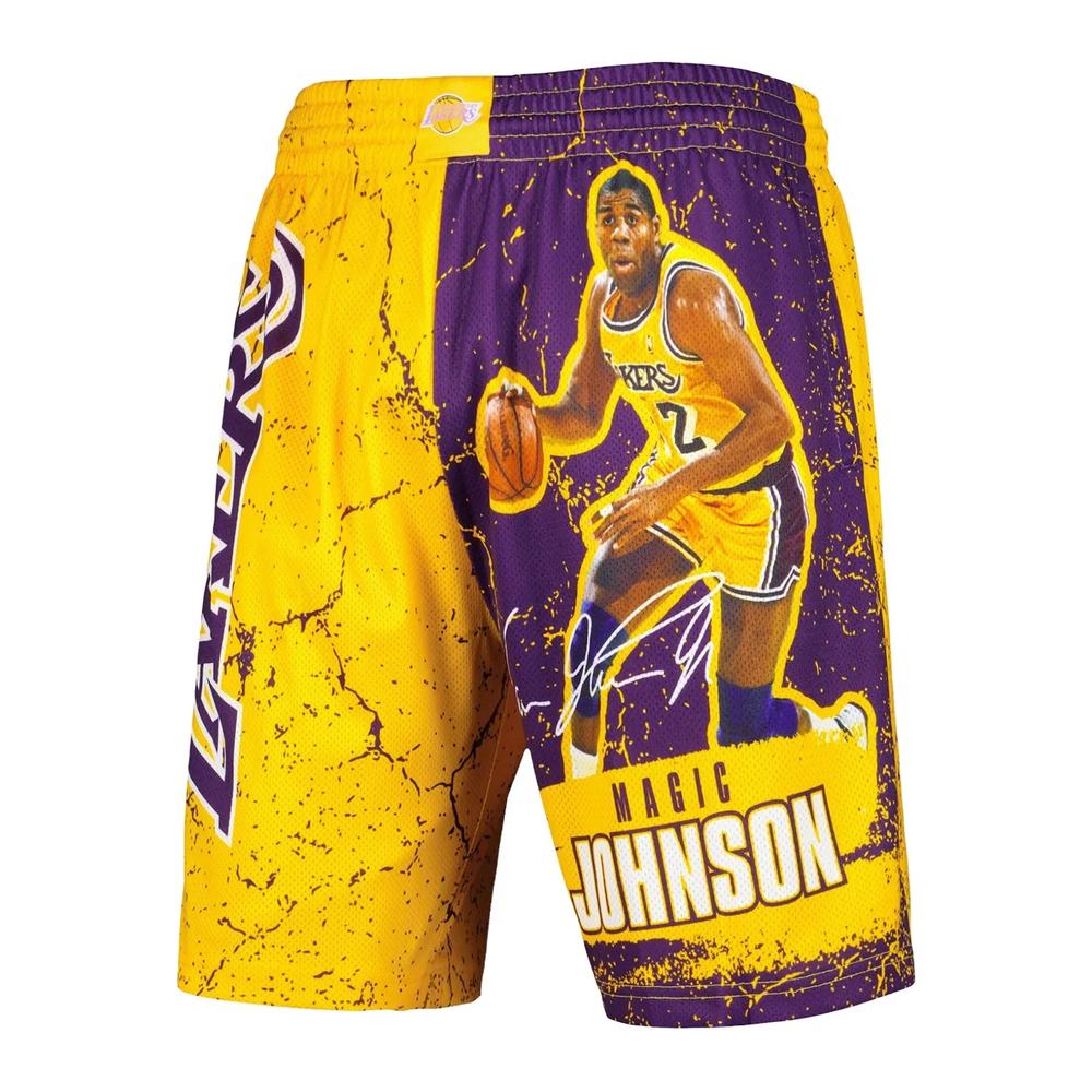Шорты Magic Johnson Los Angeles Lakers Hardwood Classics 2