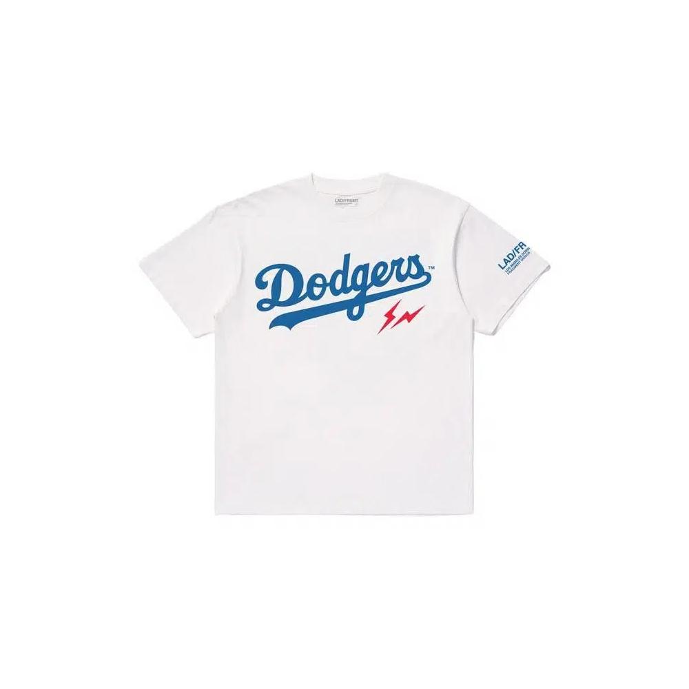Футболки с коротким рукавом Fragment Design x Dodgers x Complexcon Script Tee 'White' 1